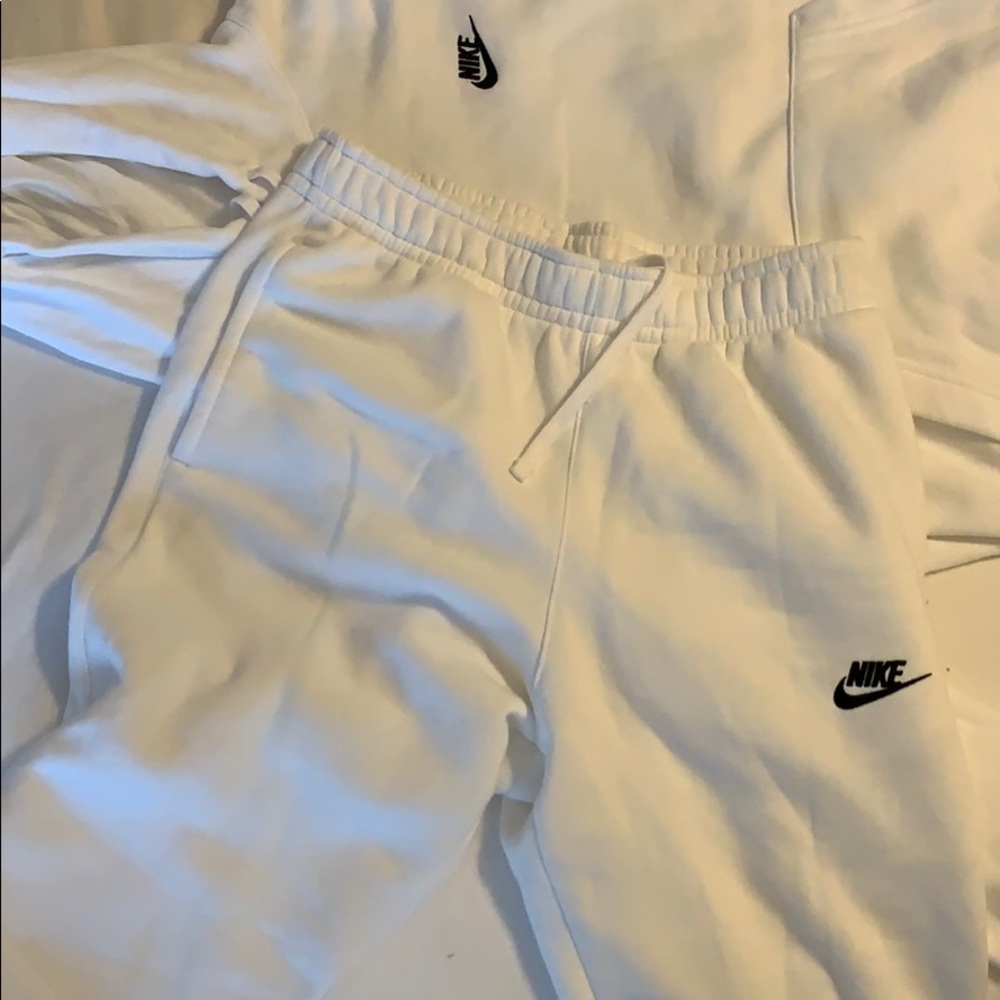 White Nike Sweatsuit